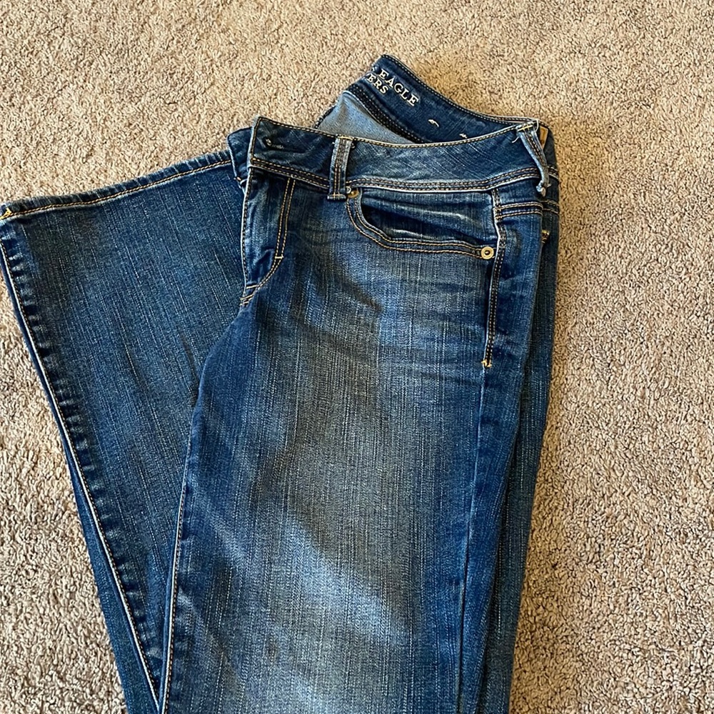 American eagle jeans bootcut size 8 short